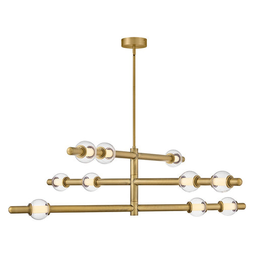 Myhouse Lighting Hinkley - 48336LCB - LED Chandelier - Saxon - Lacquered Brass