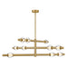 Myhouse Lighting Hinkley - 48336LCB - LED Chandelier - Saxon - Lacquered Brass