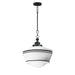Myhouse Lighting Maxim - 21533WTBK - One Light Pendant - Eureka - Black