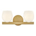 Myhouse Lighting Hinkley - 57022LCB-LL - LED Vanity - Mae - Lacquered Brass