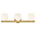Myhouse Lighting Hinkley - 57023LCB-LL - LED Vanity - Mae - Lacquered Brass