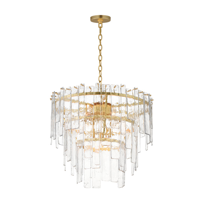 Myhouse Lighting Maxim - 21835AGGL - Nine Light Pendant - Warren - Gold Leaf