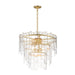 Myhouse Lighting Maxim - 21835AGGL - Nine Light Pendant - Warren - Gold Leaf