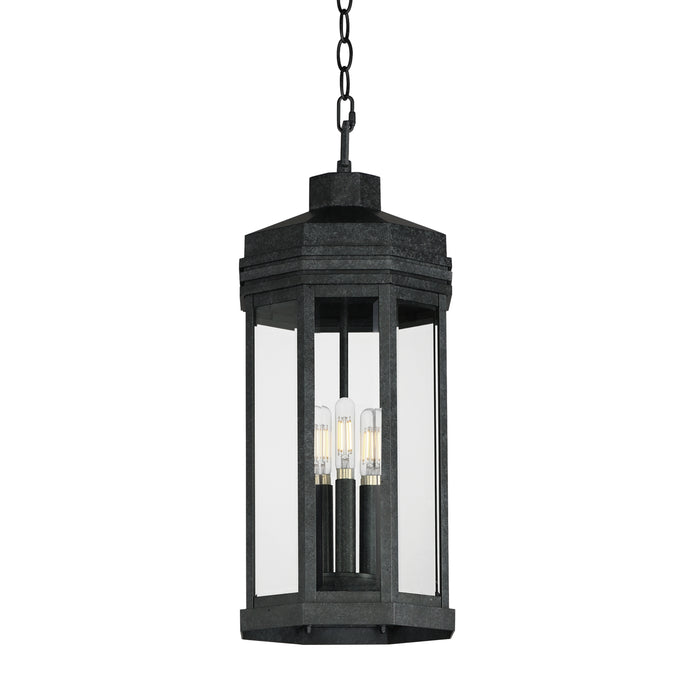 Myhouse Lighting Maxim - 30229CLBKP - Three Light Outdoor Pendant - Wright - Black Patina