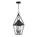 Myhouse Lighting Maxim - 3168CLBK - Two Light Outdoor Pendant - Bavaria - Black