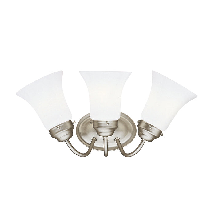 Myhouse Lighting Kichler - 6123NI - Three Light Bath - No Family - Brushed Nickel