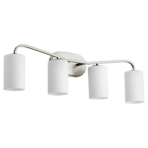 Myhouse Lighting Quorum - 5307-4-65 - Four Light Vanity - Rutherford - Satin Nickel