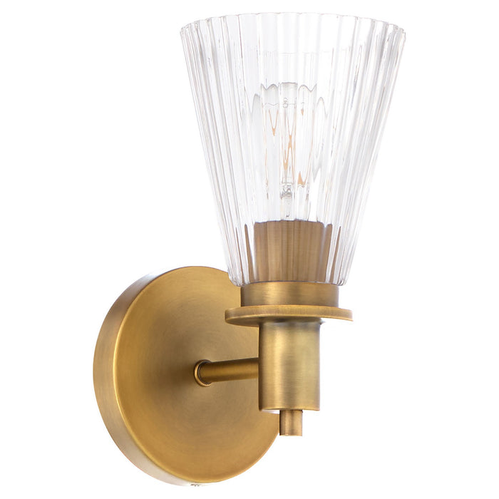 Myhouse Lighting Quorum - 5803-1-47 - One Light Wall Mount - Lawton - Brushed Brass