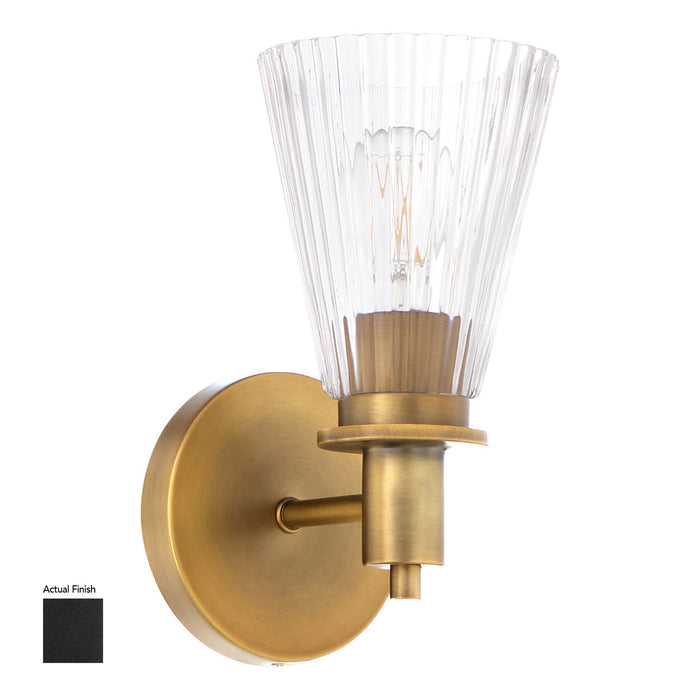 Myhouse Lighting Quorum - 5803-1-59 - One Light Wall Mount - Lawton - Matte Black