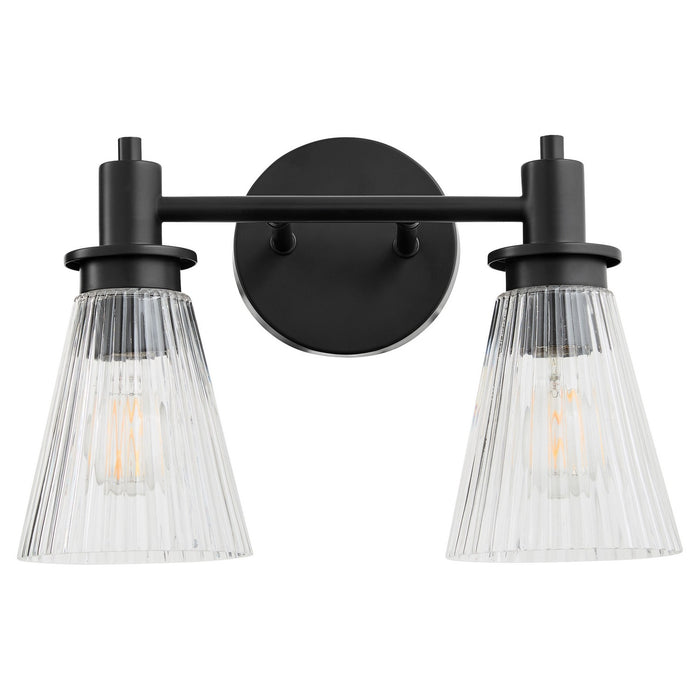 Myhouse Lighting Quorum - 5803-2-59 - Two Light Vanity - Lawton - Matte Black