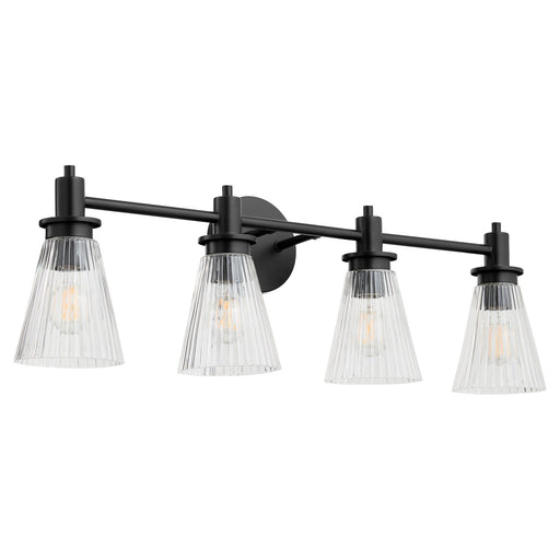 Myhouse Lighting Quorum - 5803-4-59 - Four Light Vanity - Lawton - Matte Black