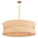 Myhouse Lighting Quorum - 6123-8-47 - Eight Light Pendant - Fairview - Brushed Brass