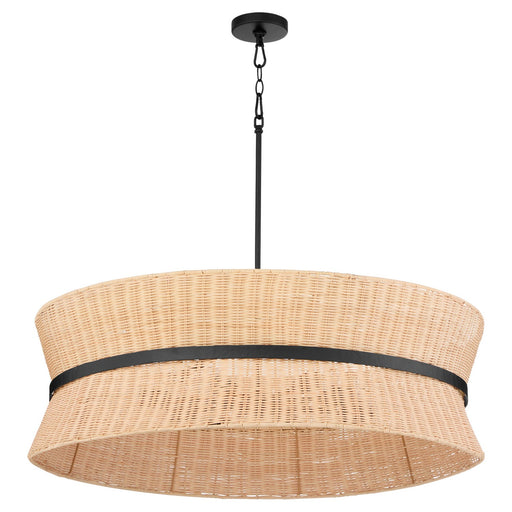 Myhouse Lighting Quorum - 6123-8-59 - Eight Light Pendant - Fairview - Matte Black