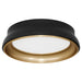 Myhouse Lighting Quorum - 8-2018-5947 - Ceiling Mount - Legend - Matte Black / Brushed Brass