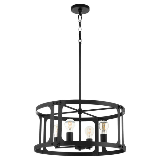 Myhouse Lighting Quorum - 8231-4-59 - Four Light Pendant - Colburn - Matte Black