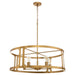 Myhouse Lighting Quorum - 8231-5-47 - Five Light Pendant - Colburn - Brushed Brss