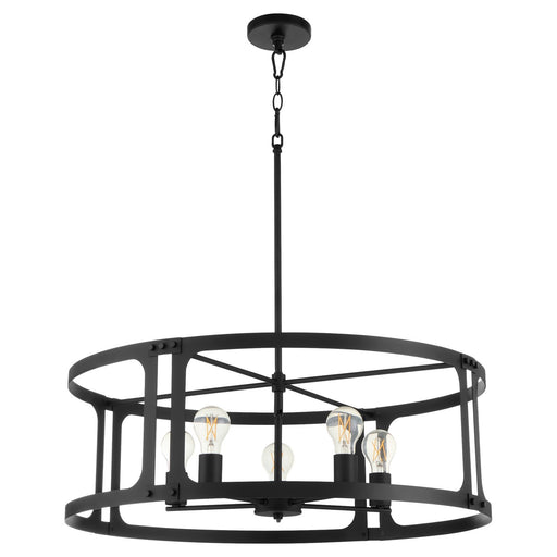 Myhouse Lighting Quorum - 8231-5-59 - Five Light Pendant - Colburn - Matte Black