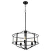 Myhouse Lighting Quorum - 8373-5-59 - Five Light Pendant - Tobin - Matte Black