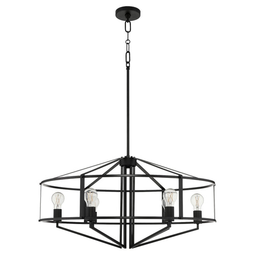 Myhouse Lighting Quorum - 8373-6-59 - Six Light Pendant - Tobin - Matte Black