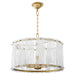 Myhouse Lighting Quorum - 8575-4-80 - Four Light Pendant - Prestige - Aged Brass