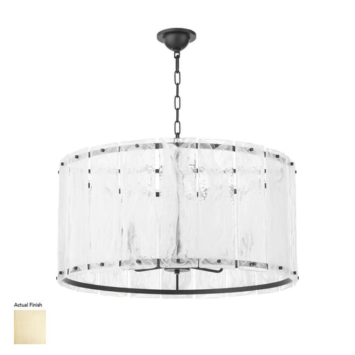 Myhouse Lighting Quorum - 8575-8-80 - Eight Light Pendant - Prestige - Aged Brass