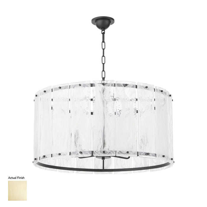 Myhouse Lighting Quorum - 8575-8-80 - Eight Light Pendant - Prestige - Aged Brass