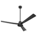 Myhouse Lighting Quorum - 15583-59 - 58"Patio Fan - Esquire - Matte Black