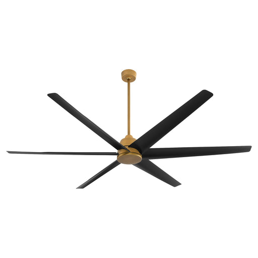 Myhouse Lighting Quorum - 35846-47 - 84"Patio Fan - Spree - Brushed Brass