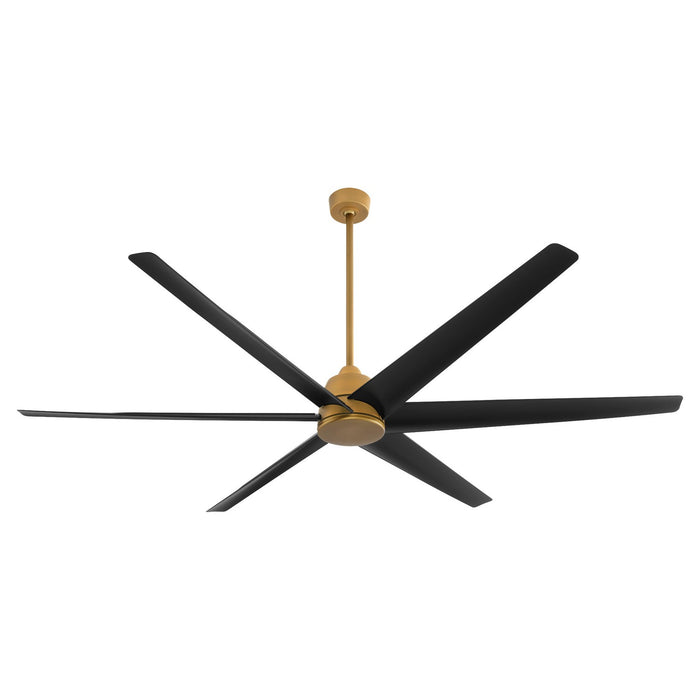 Myhouse Lighting Quorum - 35846-47 - 84"Patio Fan - Spree - Brushed Brass