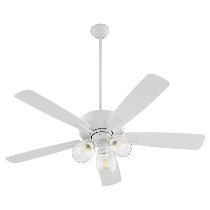 Myhouse Lighting Quorum - 4525-0308 - 52"Ceiling Fan - Ovation - Studio White
