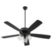 Myhouse Lighting Quorum - 4525-03159 - 52"Ceiling Fan - Ovation - Matte Black