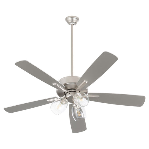 Myhouse Lighting Quorum - 4525-03165 - 52"Ceiling Fan - Ovation - Satin Nickel