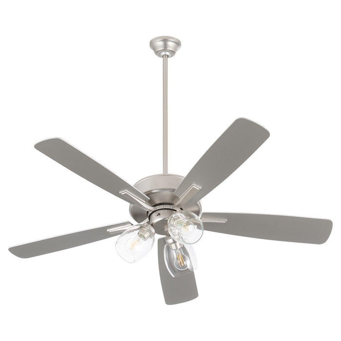 Myhouse Lighting Quorum - 4525-03165 - 52"Ceiling Fan - Ovation - Satin Nickel