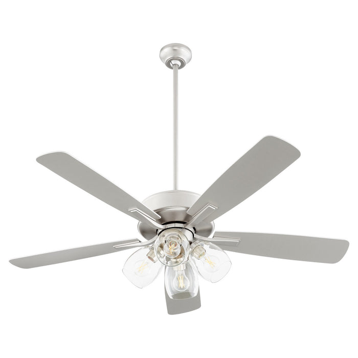 Myhouse Lighting Quorum - 4525-04165 - 52"Ceiling Fan - Ovation - Satin Nickel