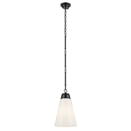 Myhouse Lighting Kichler - 52661BK - One Light Pendant - Marsailli - Black