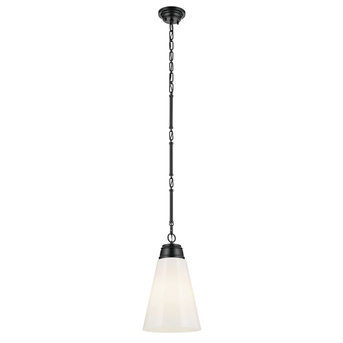 Myhouse Lighting Kichler - 52661BK - One Light Pendant - Marsailli - Black