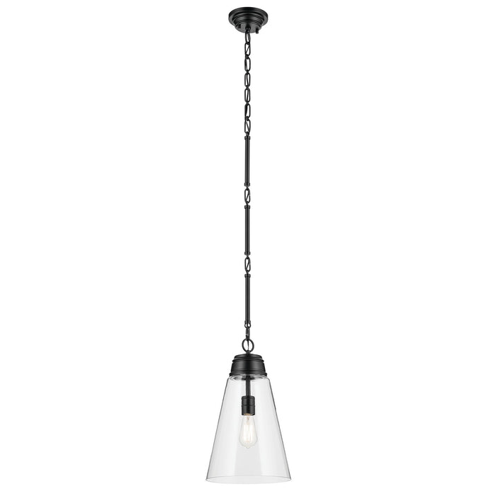 Myhouse Lighting Kichler - 52661BKCLR - One Light Pendant - Marsailli - Black