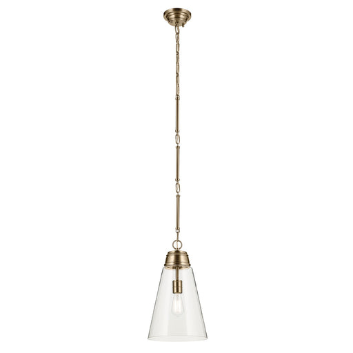 Myhouse Lighting Kichler - 52661CPZCLR - One Light Pendant - Marsailli - Champagne Bronze