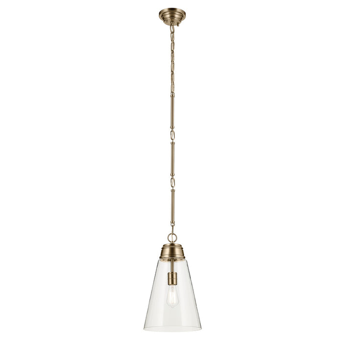 Myhouse Lighting Kichler - 52661CPZCLR - One Light Pendant - Marsailli - Champagne Bronze