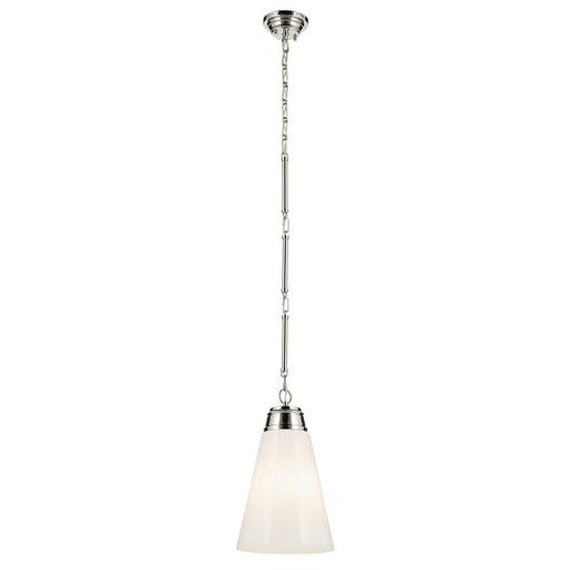 Myhouse Lighting Kichler - 52661PN - One Light Pendant - Marsailli - Polished Nickel