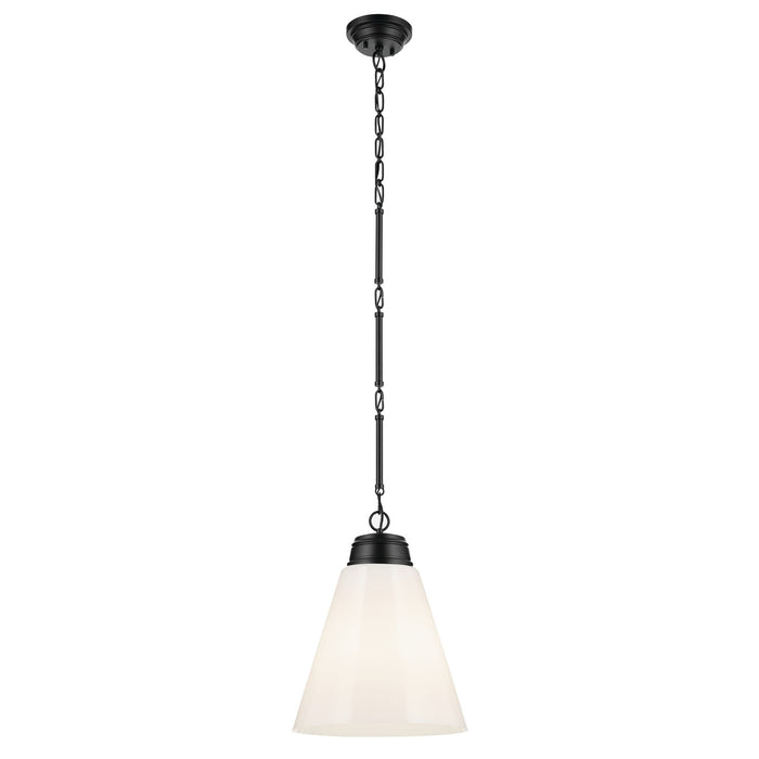 Myhouse Lighting Kichler - 52662BK - One Light Pendant - Marsailli - Black