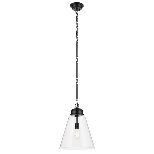 Myhouse Lighting Kichler - 52662BKCLR - One Light Pendant - Marsailli - Black