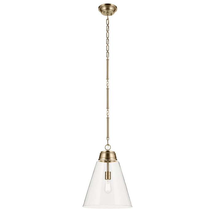 Myhouse Lighting Kichler - 52662CPZCLR - One Light Pendant - Marsailli - Champagne Bronze