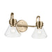 Myhouse Lighting Kichler - 55154CPZCLR - Two Light Bath - Farum - Champagne Bronze