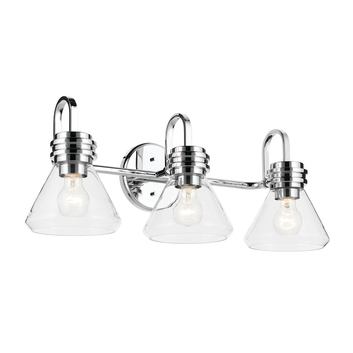 Myhouse Lighting Kichler - 55155CHCLR - Three Light Bath - Farum - Chrome