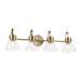 Myhouse Lighting Kichler - 55156CPZCLR - Four Light Bath - Farum - Champagne Bronze