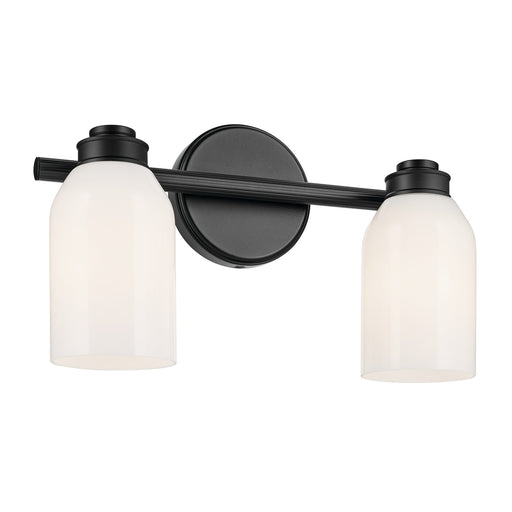 Myhouse Lighting Kichler - 55201BK - Two Light Bath - Shae - Black