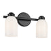 Myhouse Lighting Kichler - 55201BK - Two Light Bath - Shae - Black