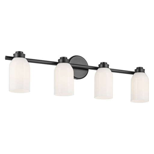 Myhouse Lighting Kichler - 55203BK - Four Light Bath - Shae - Black