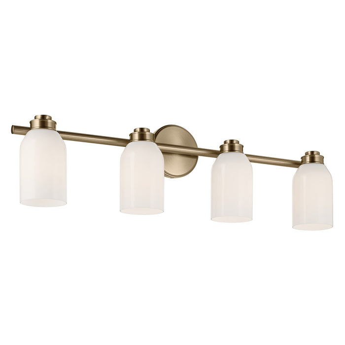 Myhouse Lighting Kichler - 55203CPZ - Four Light Bath - Shae - Champagne Bronze